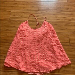 Lilly Pulitzer Peach Top with Gold Details